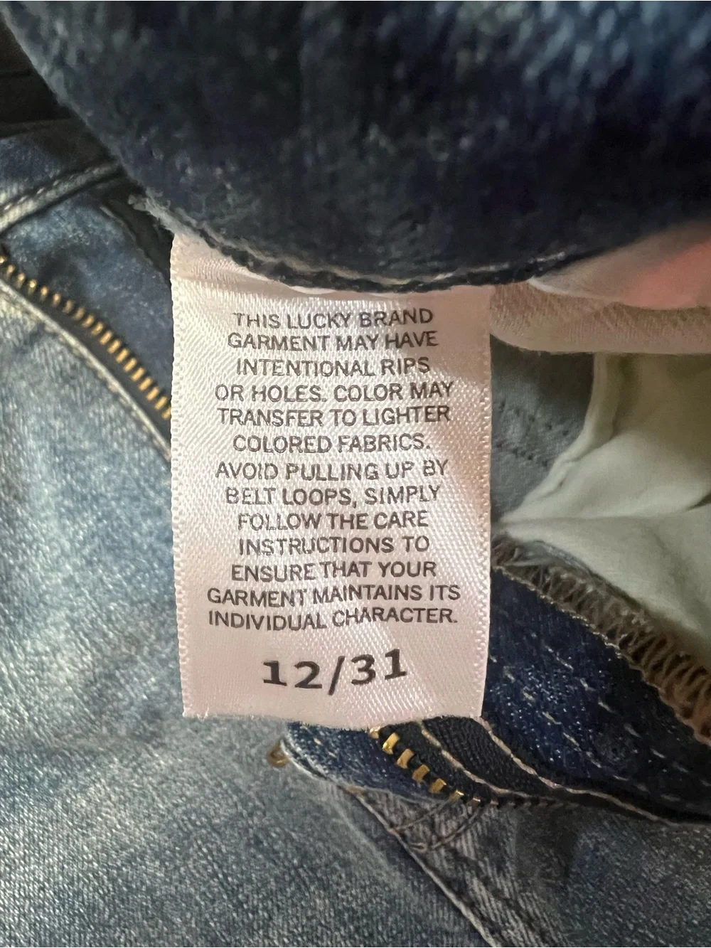 Lucky Brand Washed Light Blue Distressed Roll-Cuff Denim Shorts